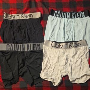 Calvin Klein Boxer Briefs - Black, Light Blue, White